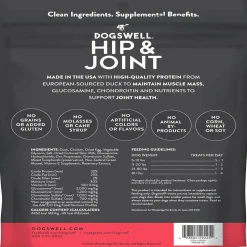 Dogswell Soft Strips Hip & Joint Duck Recipe Grain Free Treats 10 oz