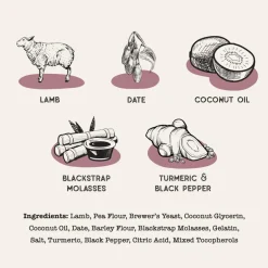 Dog Treat Naturals Superfood Sticks Lamb & Date Dog Treats (10 oz)