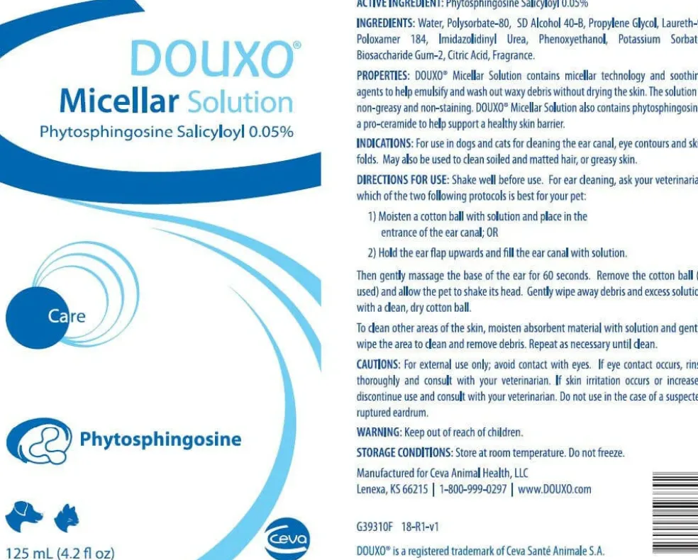 Douxo Micellar Solution for Ears & Face