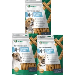 Dr. Marty Better Life Chews 4 in 1 Dental Care Sticks for Medium Dogs, 24-59 lbs