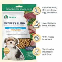 Dr. Marty Nature's Blend Sensitivity Select Small Bites Freeze-Dried Raw Dog Food