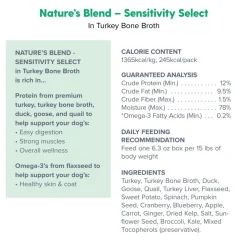 Dr. Marty Nature's Blend Turkey Bone Broth Wet Dog Food Variety Pack, 6.3 oz, Case of 12