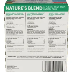Dr. Marty Nature's Blend Turkey Bone Broth Wet Dog Food Variety Pack, 6.3 oz, Case of 12