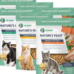 Dr. Marty Nature's Feast Cat Food Variety Flavor Pack - Poultry, Fish, & Beef