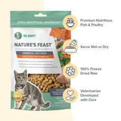 Dr. Marty Nature's Feast Cat Food Variety Flavor Pack - Poultry, Fish, & Beef