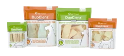 DuoClenz Enzyme-Coated Rawhide Dental Chews for Dogs