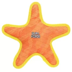 Duraforce Star Tiger Orange & Yellow Dog Toy