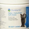Duralactin Feline + Fatty Acids Joint Health & Inflammation Soft Chews for Cats, 60-count