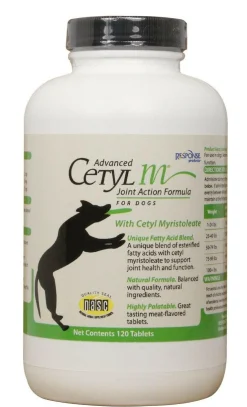 Durvet Advanced Cetyl M Joint Action Formula for Dogs (120 ct)