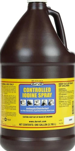 Durvet Controlled Iodine Spray 1 Gallon