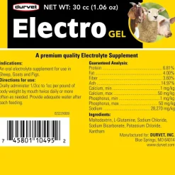 Durvet Electro Gel Electrolyte Supplement (30 ml)
