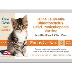 Durvet Focus Vax 3 Plus FeLV for Cats (single dose w/ syringe)