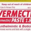 Durvet Ivermectin Paste Dewormer 1.87% – 6.08g Apple Flavor for Horses