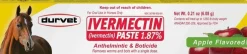 Durvet Ivermectin Paste Dewormer 1.87% – 6.08g Apple Flavor for Horses