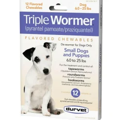 Durvet Triple Wormer For Puppies/Small Dogs