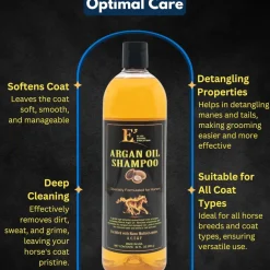 E3 Argan Oil Shampoo for Horses (32 oz)