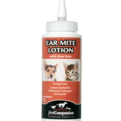 Ear Mite Lotion with Aloe Vera for Dogs & Cats (6 oz)