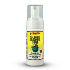 Earthbath Hypo Allergenic Waterless Grooming Foam for Cats (4 oz)