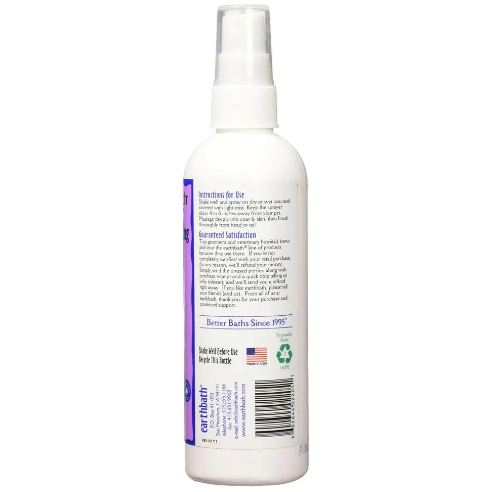Earthbath 3-in-1 Deodorizing Lavender Spritz for Dogs (8 oz)