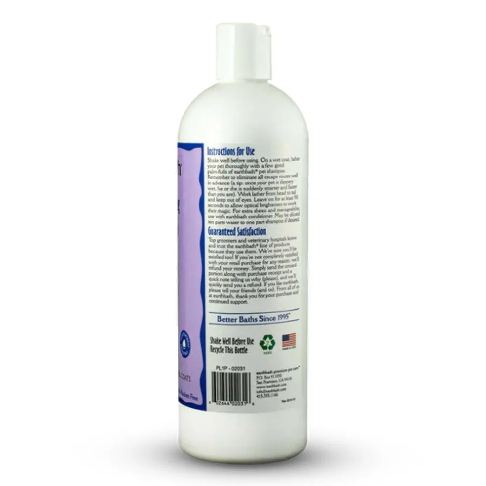 Earthbath Light Color Coat Brightening Lavender Shampoo for Dogs & Cats (16 oz)
