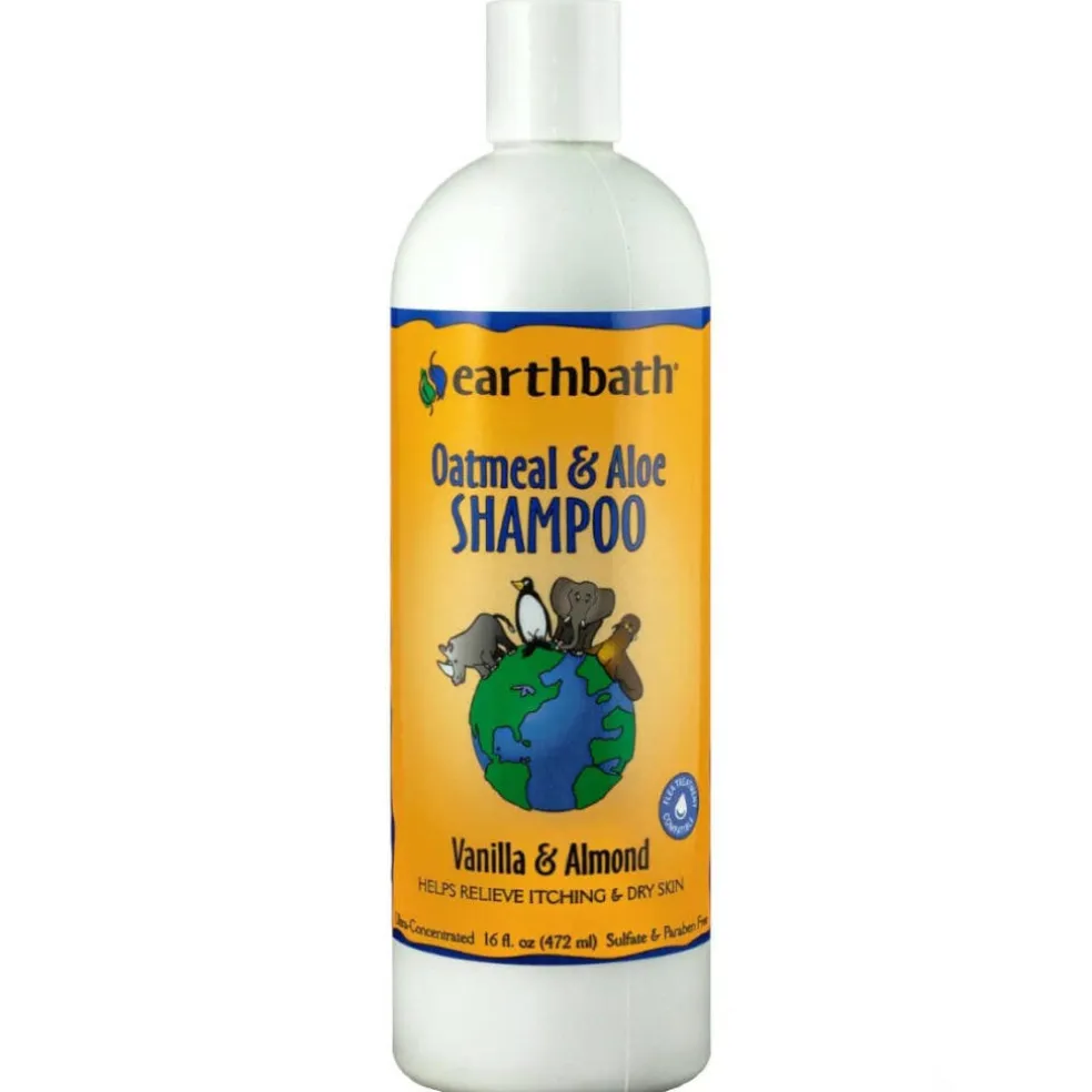 Earthbath Oatmeal & Aloe Vanilla Almond Scented Shampoo for Dogs & Cats