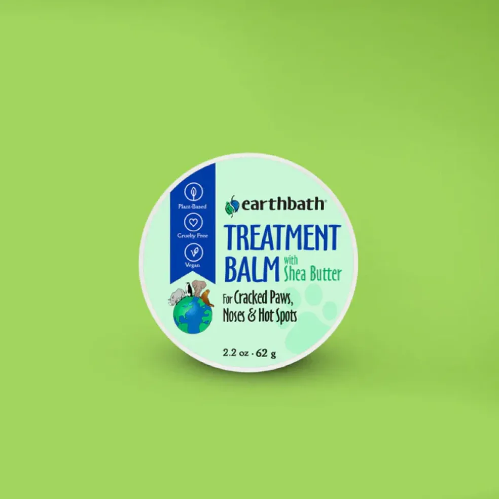 Earthbath Treatment Balm for Cracked Paws Noses & Hot Spots For Dogs & Cats (2.2 oz)