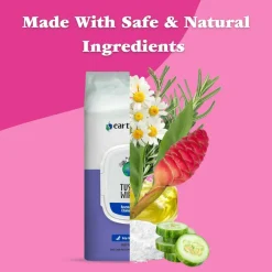 Earthbath Ultra-Mild Wild Cherry Grooming Wipes for Puppies