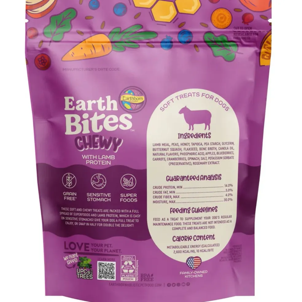 Earthborn Holistic EarthBites Lamb Soft & Chewy Dog Treats (7 oz)