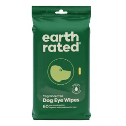 Earth Rated Fragrance Free Eye Wipes For Dogs (60 ct)