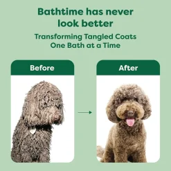 Earth Rated 3-in-1 Curly Coat White Tea & Basil Shampoo & Conditioner for Dogs (16 oz)