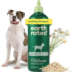 Earth Rated 3-in-1 Short Coat White Tea & Basil Shampoo & Conditioner for Dogs (16 oz)