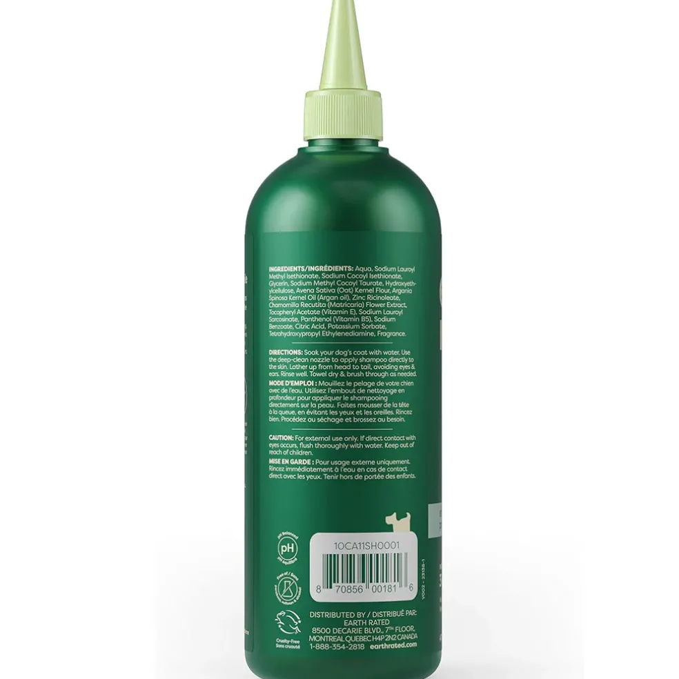 Earth Rated 3-in-1 Short Coat White Tea & Basil Shampoo & Conditioner for Dogs (16 oz)
