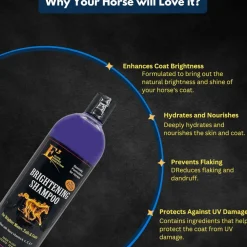 E3 Brightening Shampoo for Horses (32 oz)
