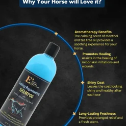 E3 Cooling Rejuvenating Shampoo for Horses (32 oz)