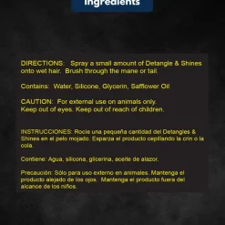 E3 Detangles & Shines Spray for Horses