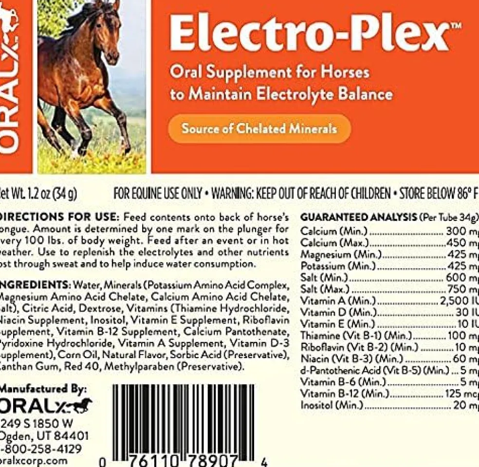 Electro-Plex Oral Electrolyte Paste for Horses (34 gm)