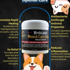 E3 Medicated Wound Cream with Insect Barrier for Horses (6 oz)