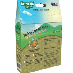 Emerald Pet Feline Dental Stixx with Tuna & Pumpkin Dental Cat Treats (3.6 oz)