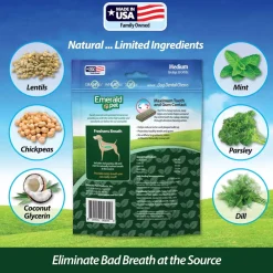 Emerald Pet Fresh Smileezz Grain-Free Medium Dental Dog Treats