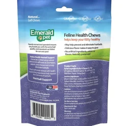 Emerald Pet Hairball Support Grain-Free Cat Soft Chews, 2.5-oz