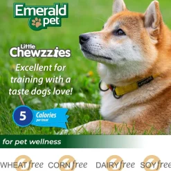 Emerald Pet Little Chewzzies Chicken Recipe Dog Treats, 5-oz