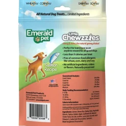 Emerald Pet Little Chewzzies Salmon Recipe Dog Treats, 5-oz