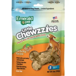 Emerald Pet Little Chewzzies Turducky Recipe Dog Treats, 5-oz