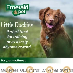 Emerald Pet Little Duckies Grain-Free with Duck & Sweet Potato Dog Treats, 5-oz