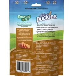 Emerald Pet Little Duckies Grain-Free with Duck & Sweet Potato Dog Treats, 5-oz