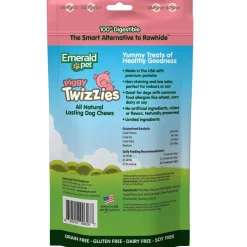 Emerald Pet Piggy Twizzies Grain-Free Dog Treats, 6 count