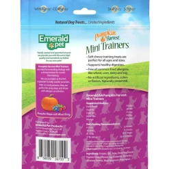 Emerald Pet Pumpkin Harvest Mini Trainers Pumpkin Recipe with Mixed Berry Dog Treats, 6-oz