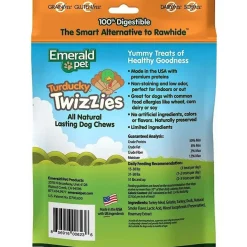 Emerald Pet Turducky Twizzies Grain-Free Dog Treats, 6 count