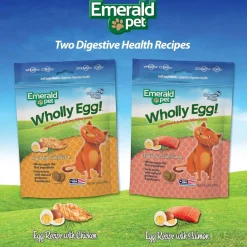 Emerald Pet Wholly Egg Recipe with Chicken Cat Treats, 2.5-oz