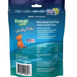 Emerald Pet Wholly Fish! Tuna Recipe Grain-Free Crunchy Cat Treats (3 oz)